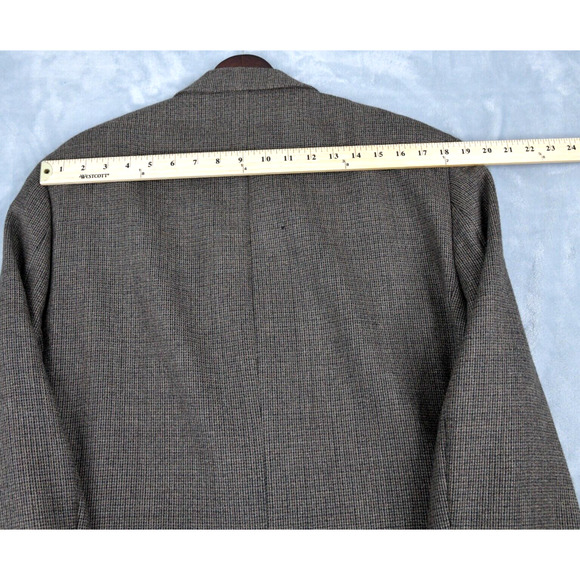 Lauren Ralph Lauren Blazer Men's 44L(R) Beige Check Sport Coat Jacket - Picture 12 of 12